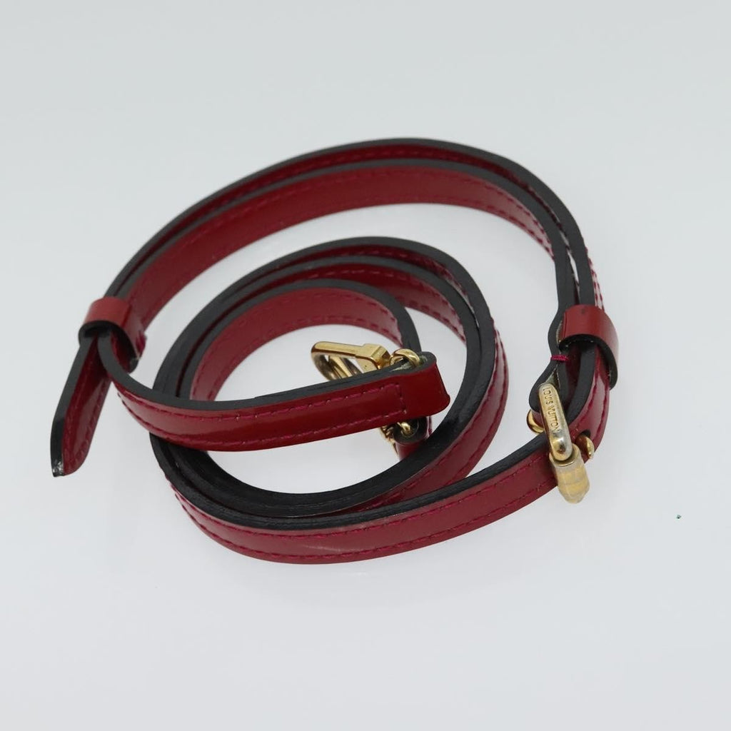 Louis Vuitton Monceau Handbag Vernis Burgundy Patent_Leather Bag (Pre-Owned)
