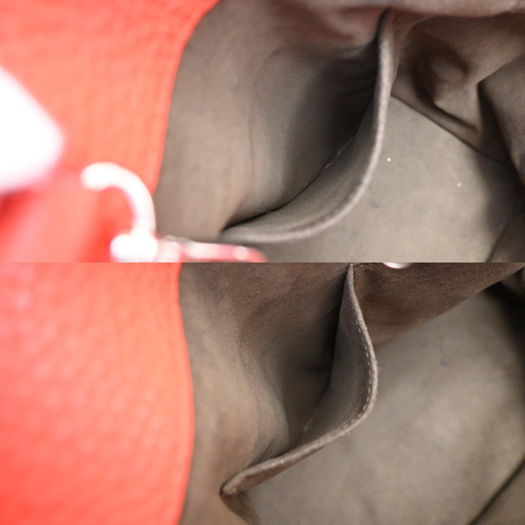 Fendi Selleria Anna Bucket Bag Leather Red Leather Tote Bag Bag (Pre-Owned)