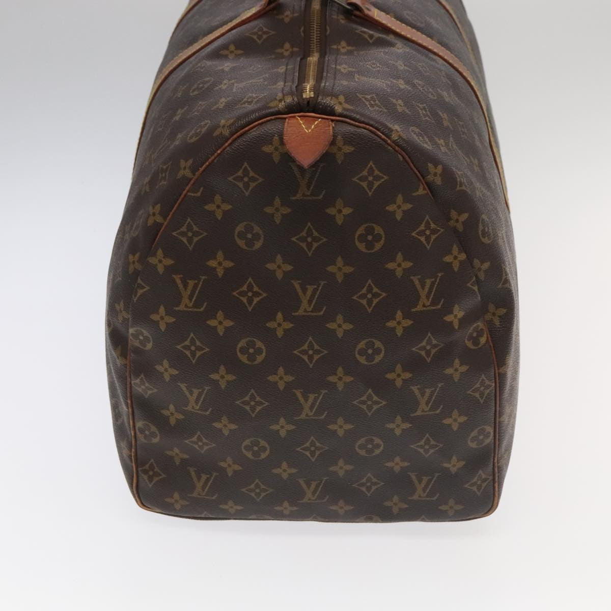 Louis Vuitton Keepall Bag Monogram Canvas Brown Canvas Travel Bag Bag (Pre-Owned)