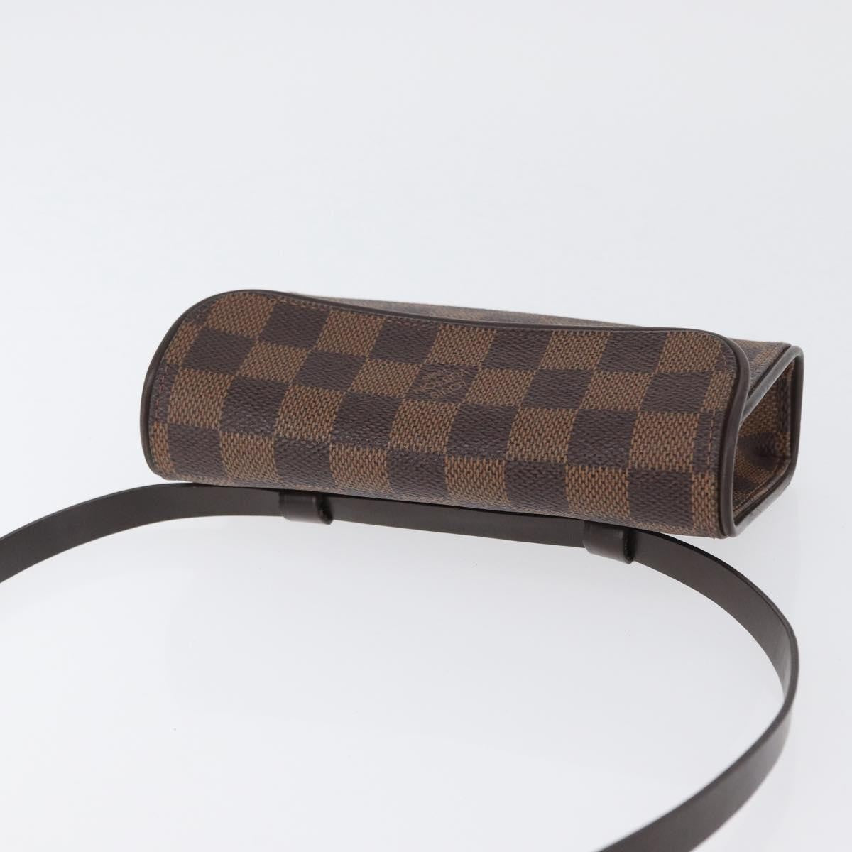 Louis Vuitton Florentine Waist Bag Monogram Canvas Brown Canvas Clutche & Pouche Bag (Pre-Owned)