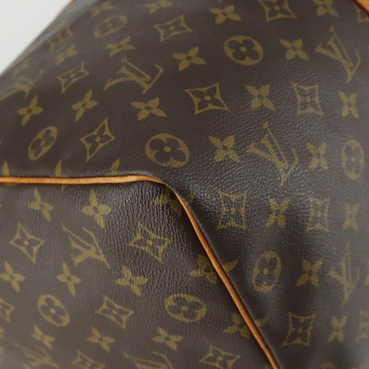 Louis Vuitton Keepall Bag Monogram Canvas Brown Canvas Travel Bag Bag (Pre-Owned)