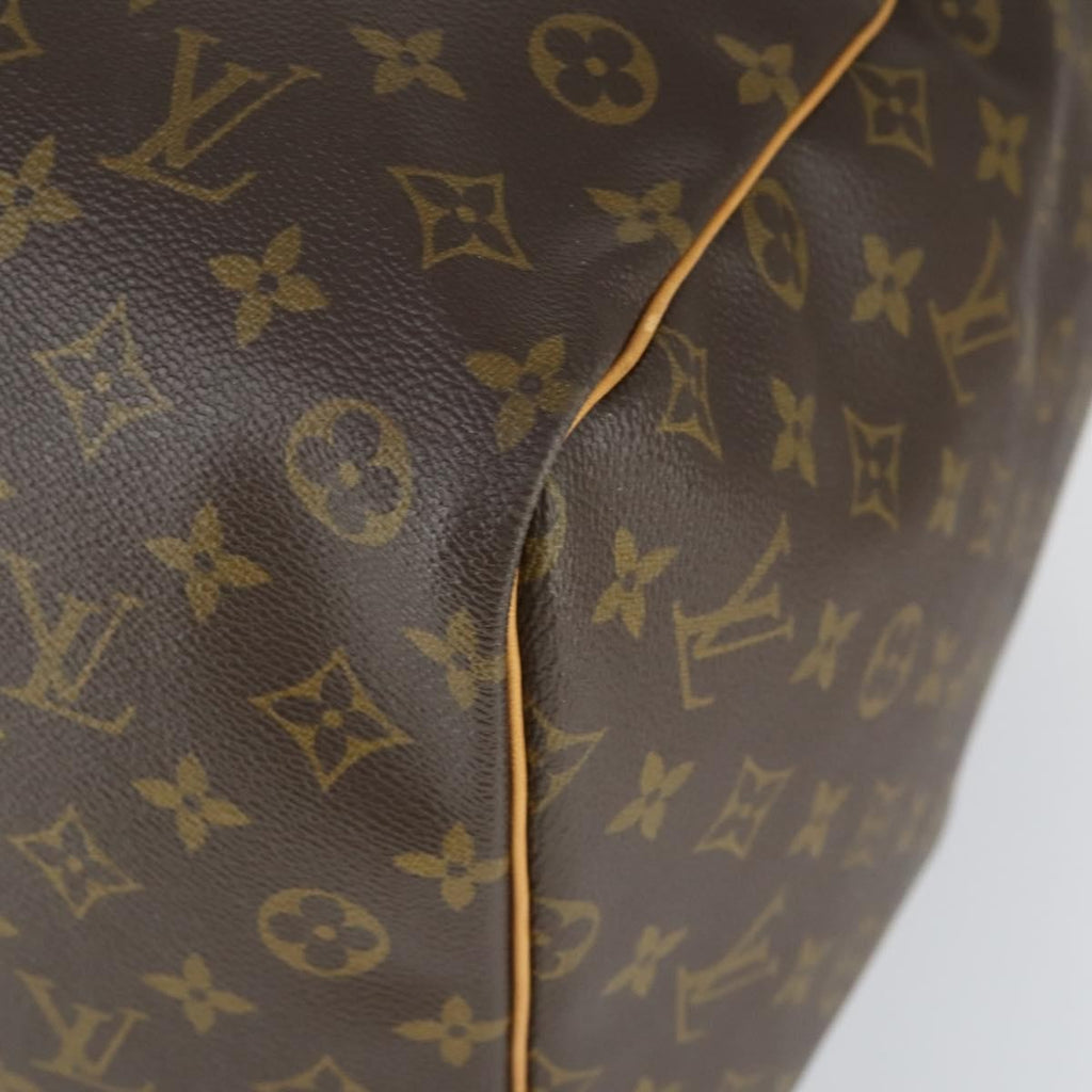Louis Vuitton Keepall Bag Monogram Canvas Brown Canvas Travel Bag Bag (Pre-Owned)