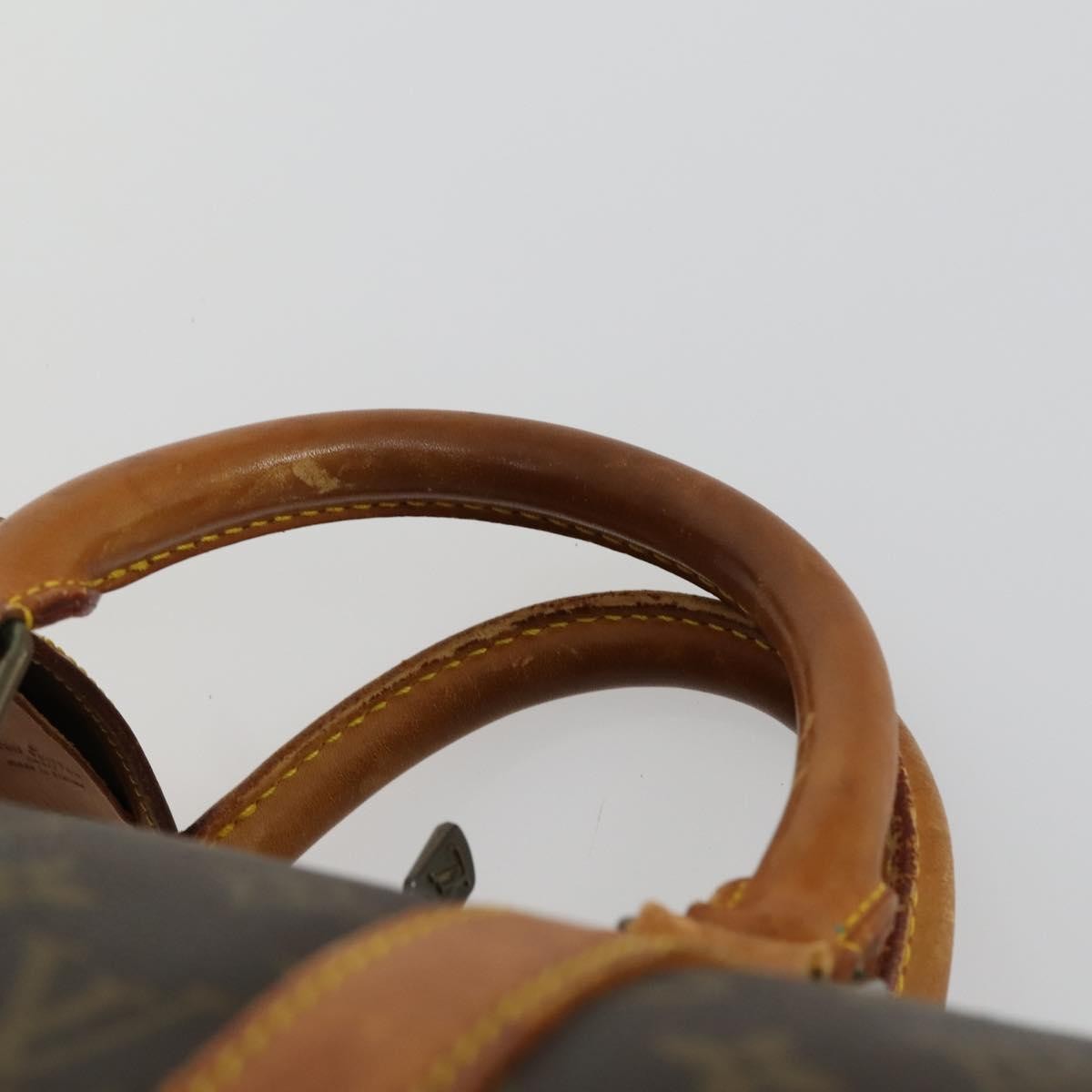 Louis Vuitton Keepall Bag Monogram Canvas Brown Canvas Travel Bag Bag (Pre-Owned)
