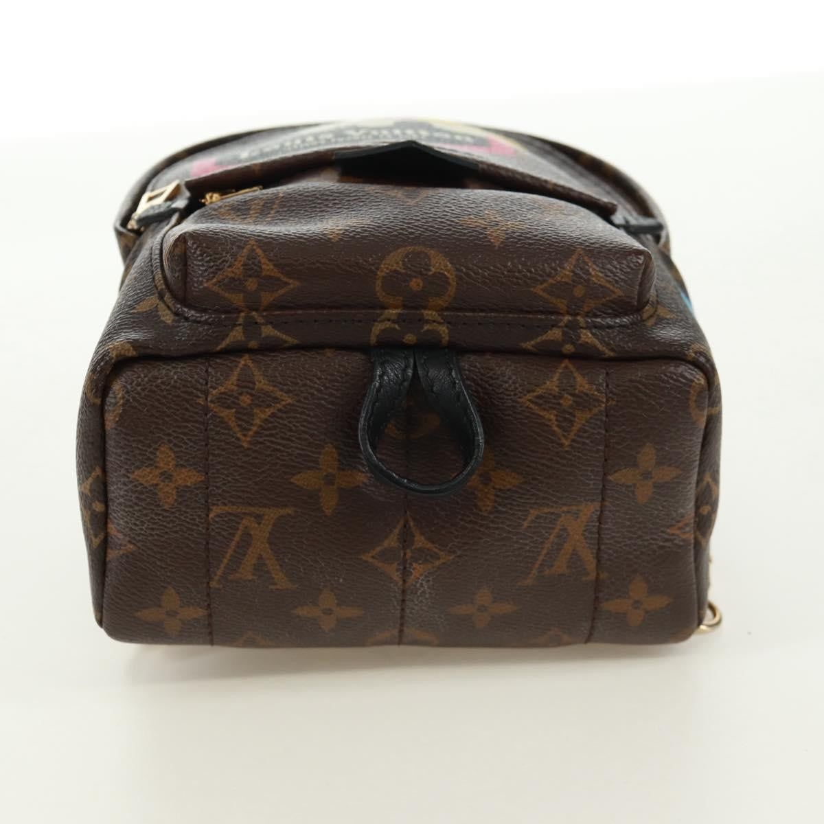 Louis Vuitton Palm Springs Backpack Limited Edition World Tour Monogram Canvas Brown Canvas Backpack Bag (Pre-Owned)