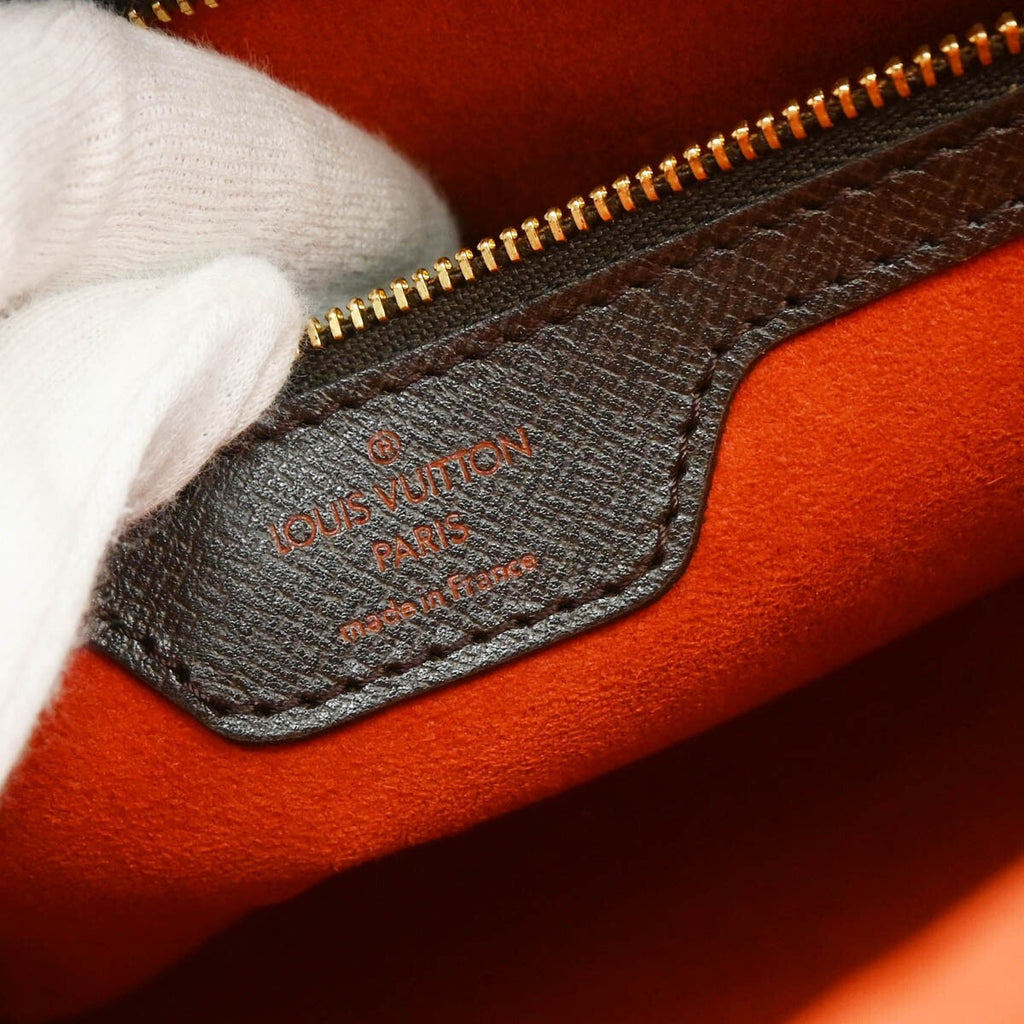 Louis Vuitton Triana Bag Damier Brown Canvas Handbag (Pre-Owned)