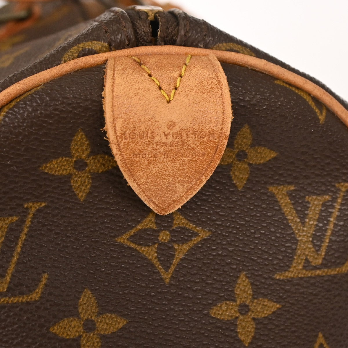 Louis Vuitton Keepall Bag Monogram Canvas Brown Canvas Travel Bag Bag (Pre-Owned)