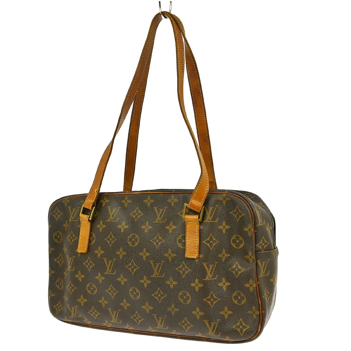 Louis Vuitton Cite Handbag Monogram Canvas Brown Canvas Clutche & Pouche Bag (Pre-Owned)
