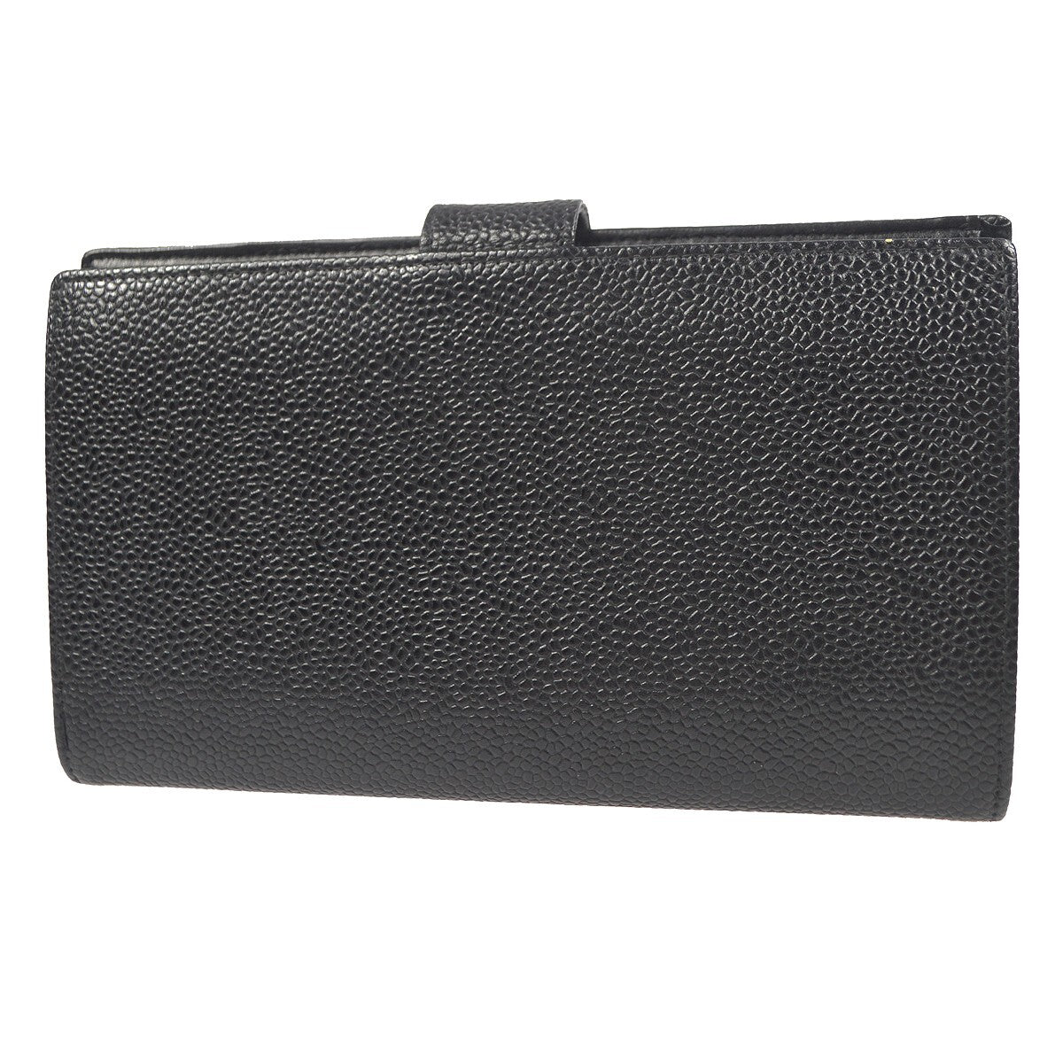 Chanel Timeless Cc French Wallet Caviar Black Leather Wallets Accessory (Pre-Owned)