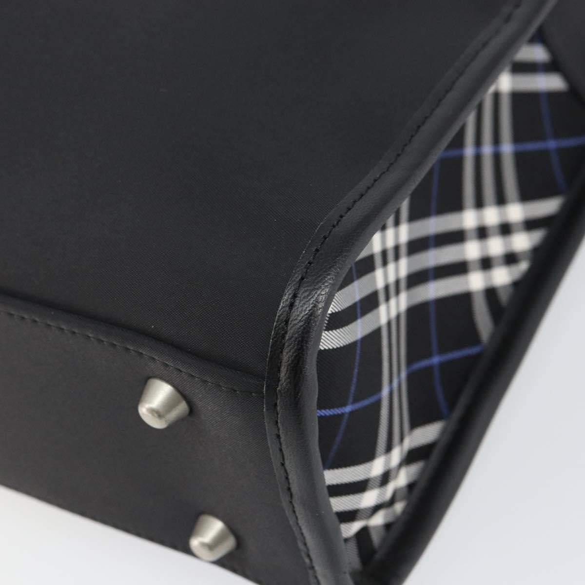Burberry Black Label Business Bag Nylon Black Nylon Handbag (Pre-Owned)
