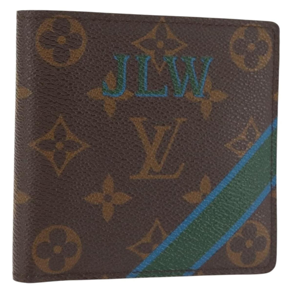 Louis Vuitton Marco Wallet Monogram Canvas Brown Canvas Wallets Accessory (Pre-Owned)