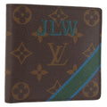 Louis Vuitton Marco Wallet Monogram Canvas Brown Canvas Wallets Accessory (Pre-Owned)