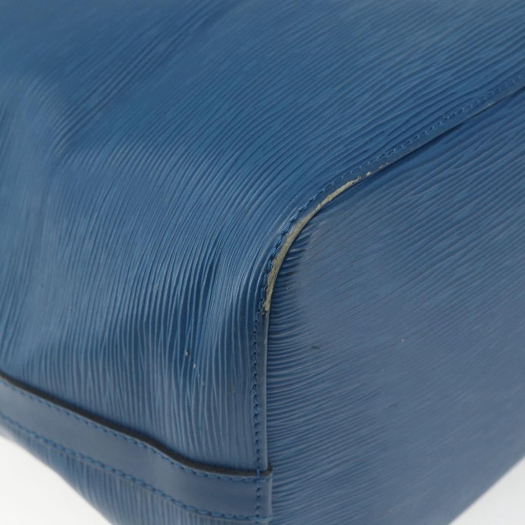 Louis Vuitton Petit Noe Handbag Epi Leather Blue Leather Shoulder Bag Bag (Pre-Owned)