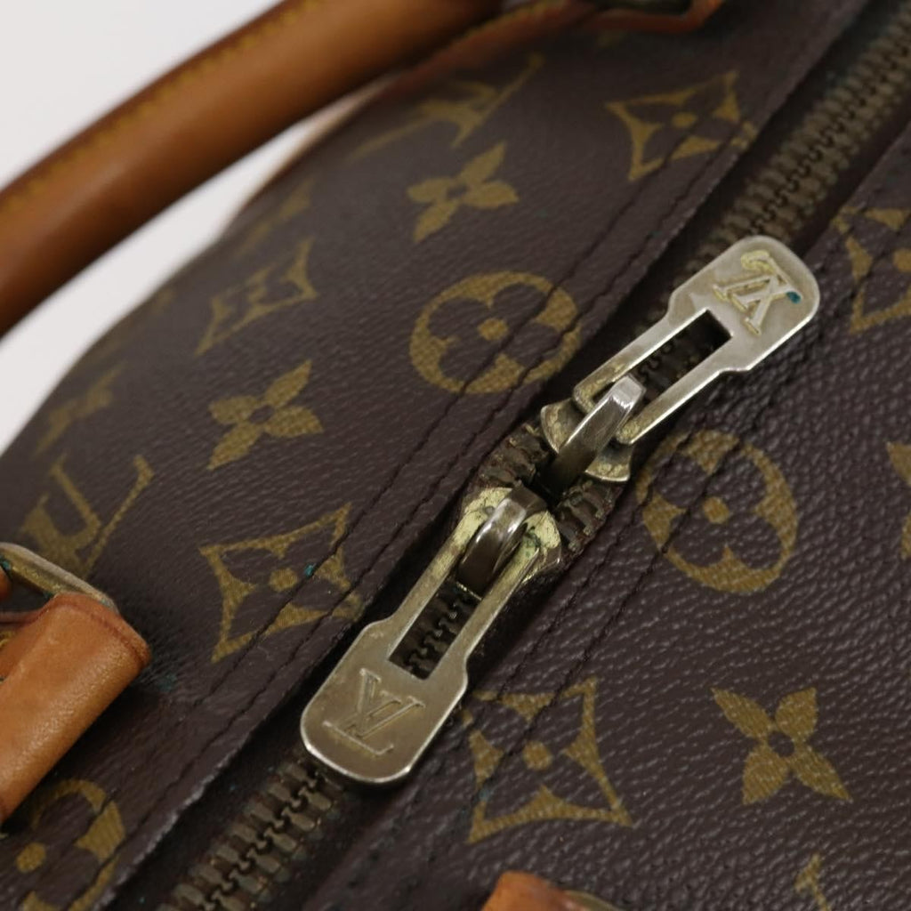 Louis Vuitton Keepall Bag Monogram Canvas Brown Canvas Travel Bag Bag (Pre-Owned)