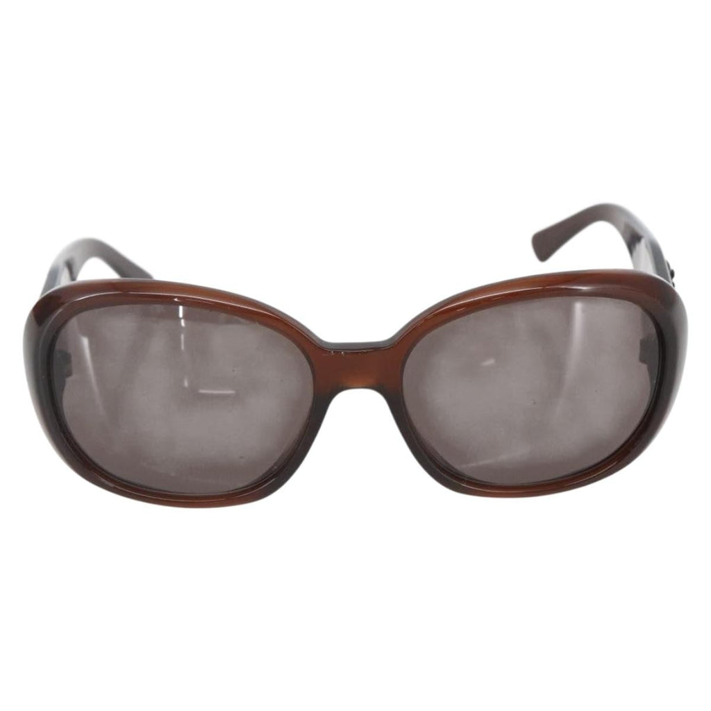 Chanel Camélia Sunglasses Plastic Brown Plastic Sunglasse Accessory (Pre-Owned)
