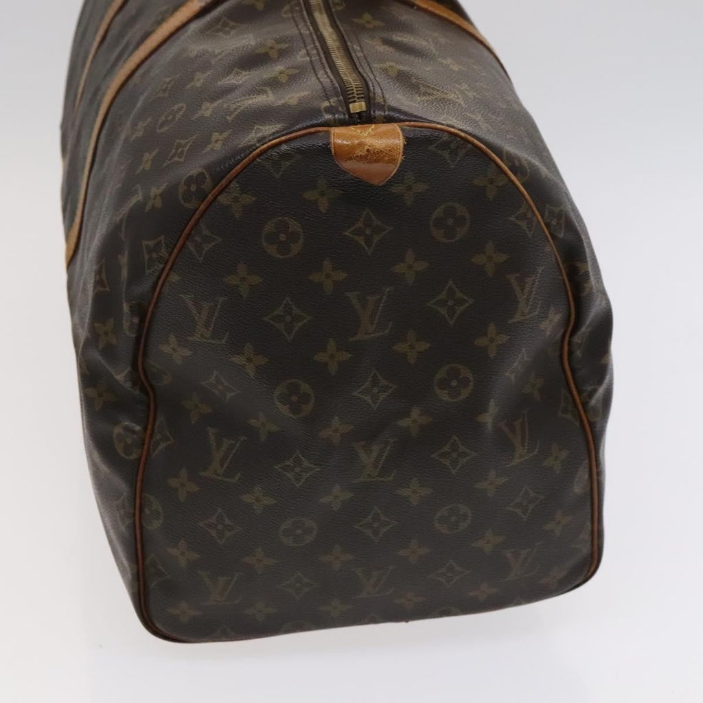 Louis Vuitton Keepall Bag Monogram Canvas Brown Canvas Travel Bag Bag (Pre-Owned)