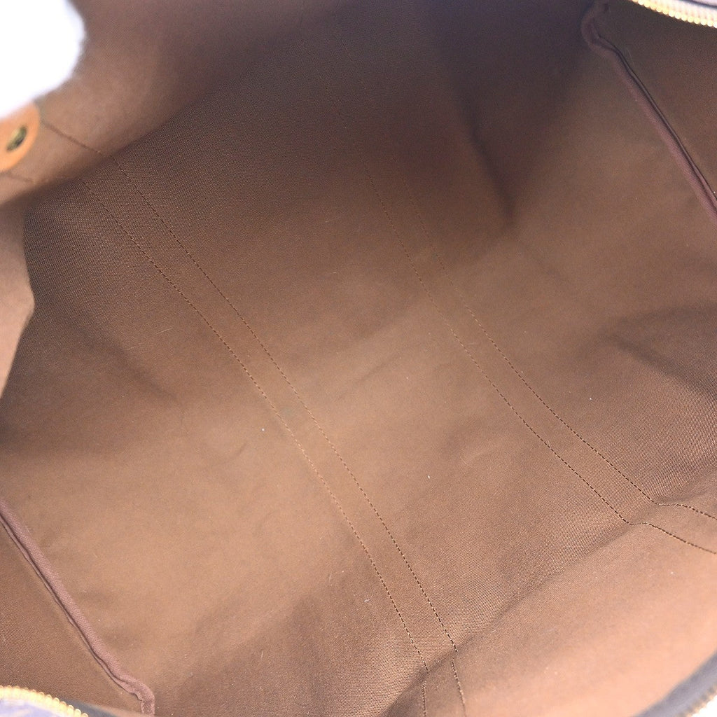 Louis Vuitton Keepall Bag Monogram Canvas Brown Canvas Travel Bag Bag (Pre-Owned)