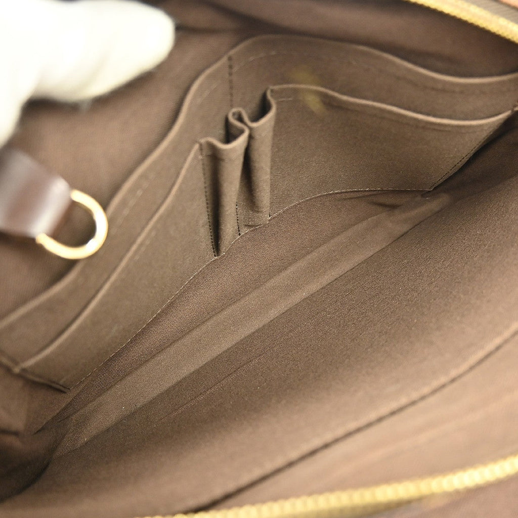 Louis Vuitton Shelton Messenger Bag Damier Brown Canvas Shoulder Bag Bag (Pre-Owned)