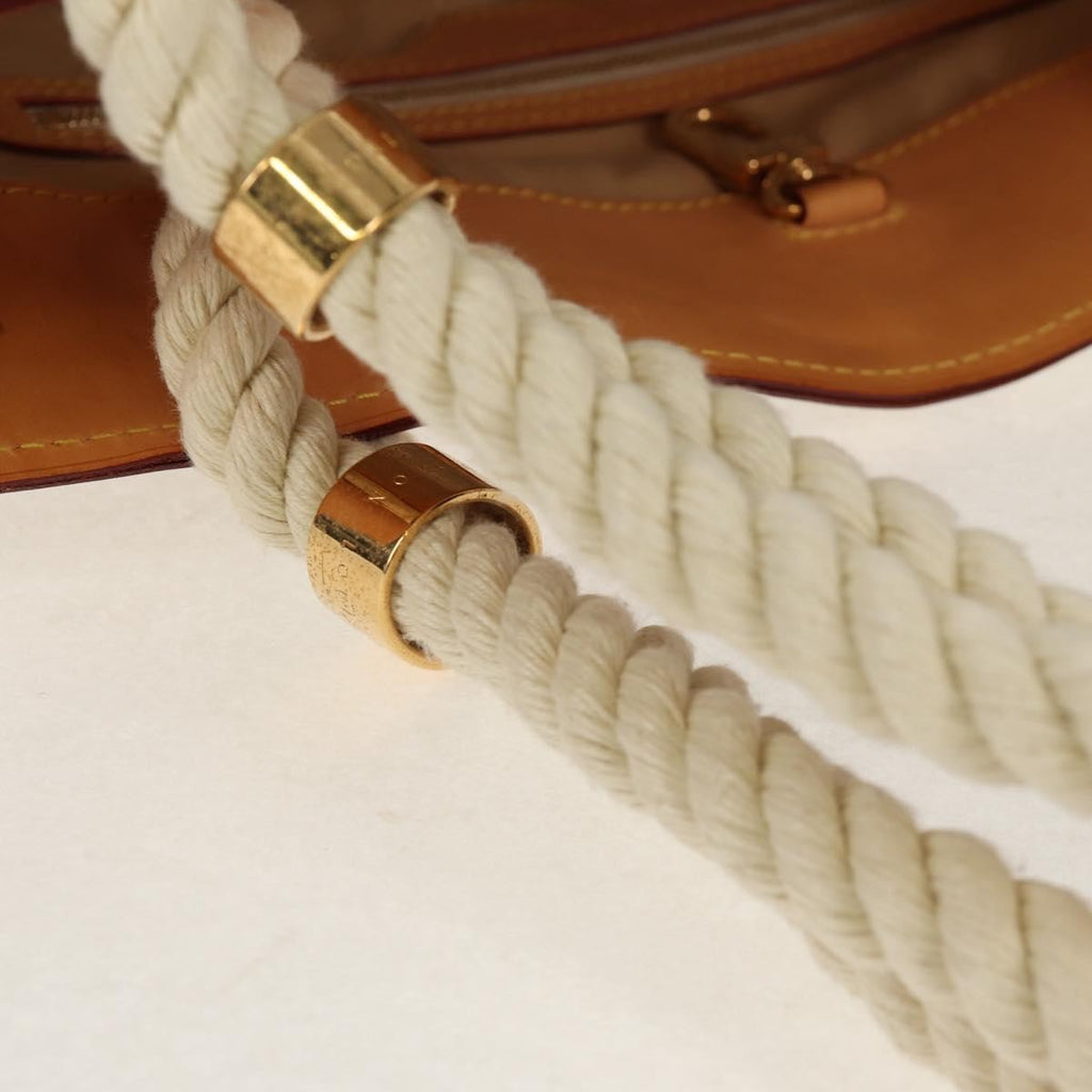 Louis Vuitton Pampelonne Handbag Damier White Canvas Tote Bag Bag (Pre-Owned)