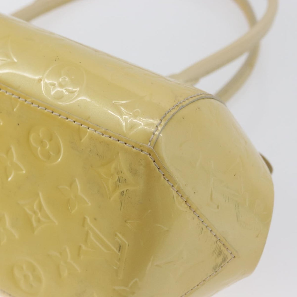 Louis Vuitton Sherwood Handbag Monogram Vernis Yellow Patent_Leather Handbag (Pre-Owned)