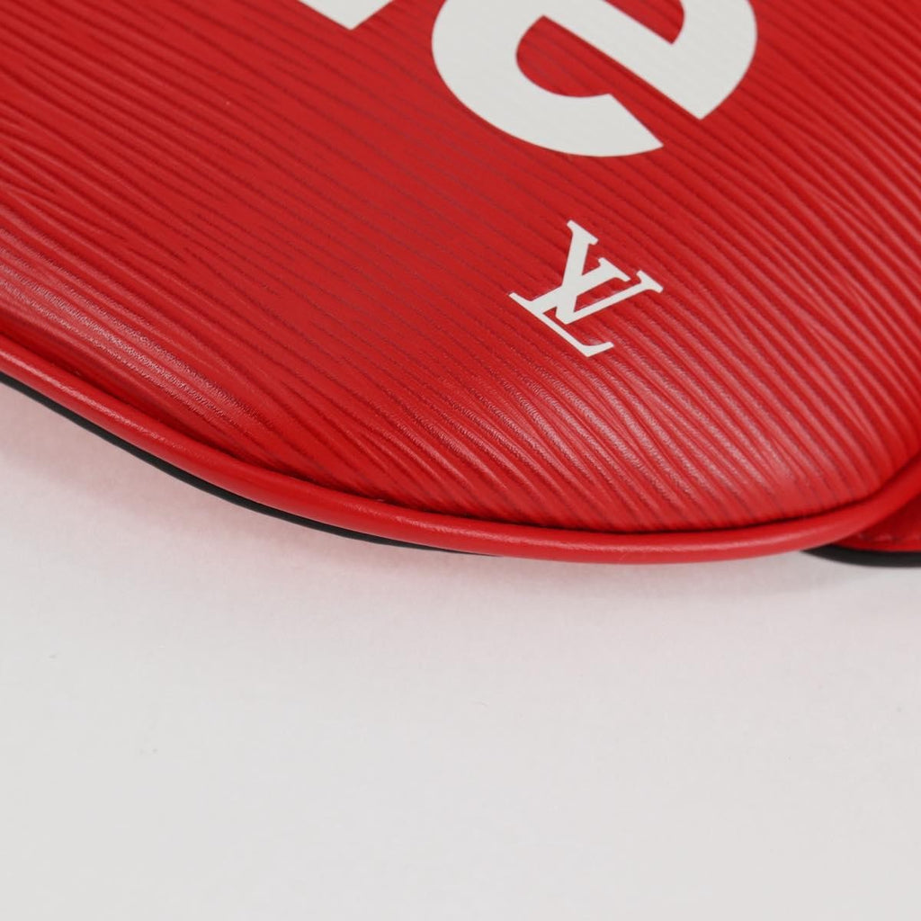 Louis Vuitton Louis Vuitton X Supreme Waist Bag Epi Leather Red Leather Clutche & Pouche Bag (Pre-Owned)