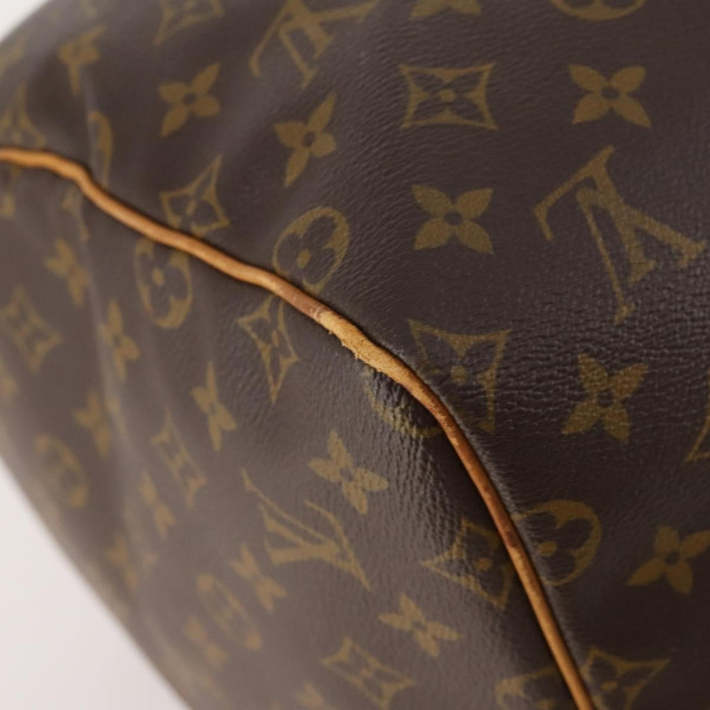 Louis Vuitton Keepall Bag Monogram Canvas Brown Canvas Travel Bag Bag (Pre-Owned)