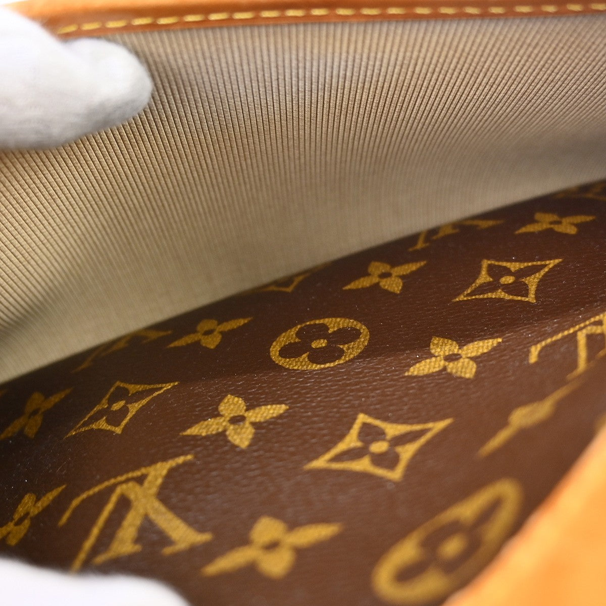 Louis Vuitton Trouville Handbag Monogram Canvas Brown Canvas Handbag (Pre-Owned)