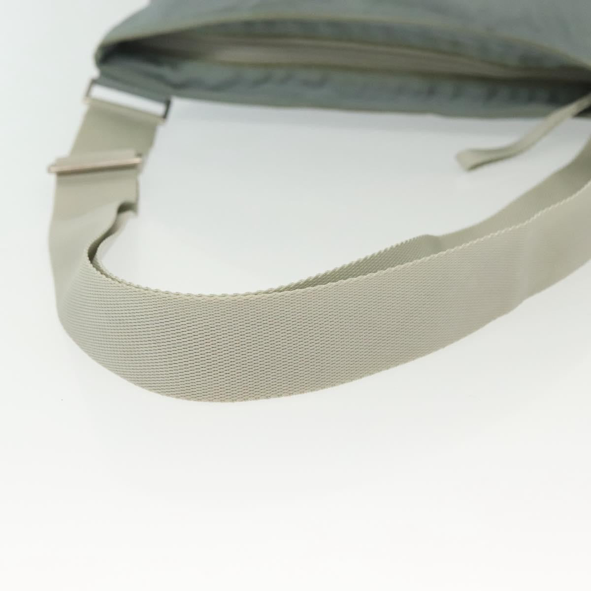 Prada Flat Messenger Bag Tessuto Blue Nylon Shoulder Bag Bag (Pre-Owned)