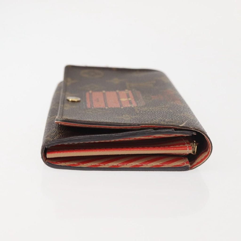Louis Vuitton Vintage Sarah Wallet Monogram Canvas Brown Canvas Wallets Accessory (Pre-Owned)