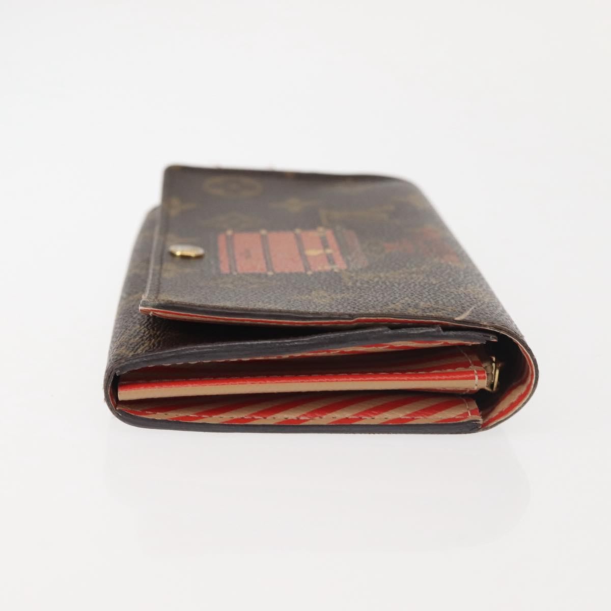 Louis Vuitton Vintage Sarah Wallet Monogram Canvas Brown Canvas Wallets Accessory (Pre-Owned)