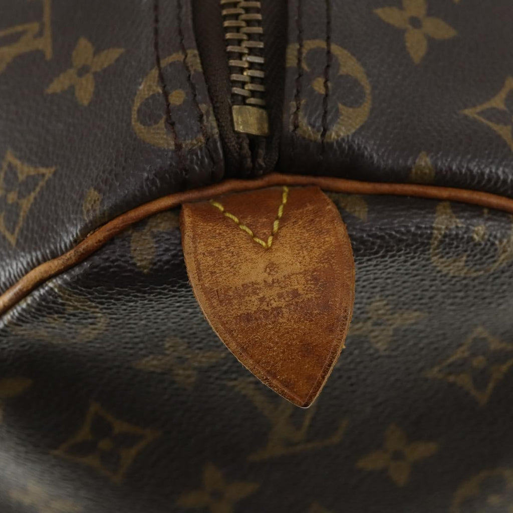 Louis Vuitton Keepall Bag Monogram Canvas Brown Canvas Travel Bag Bag (Pre-Owned)