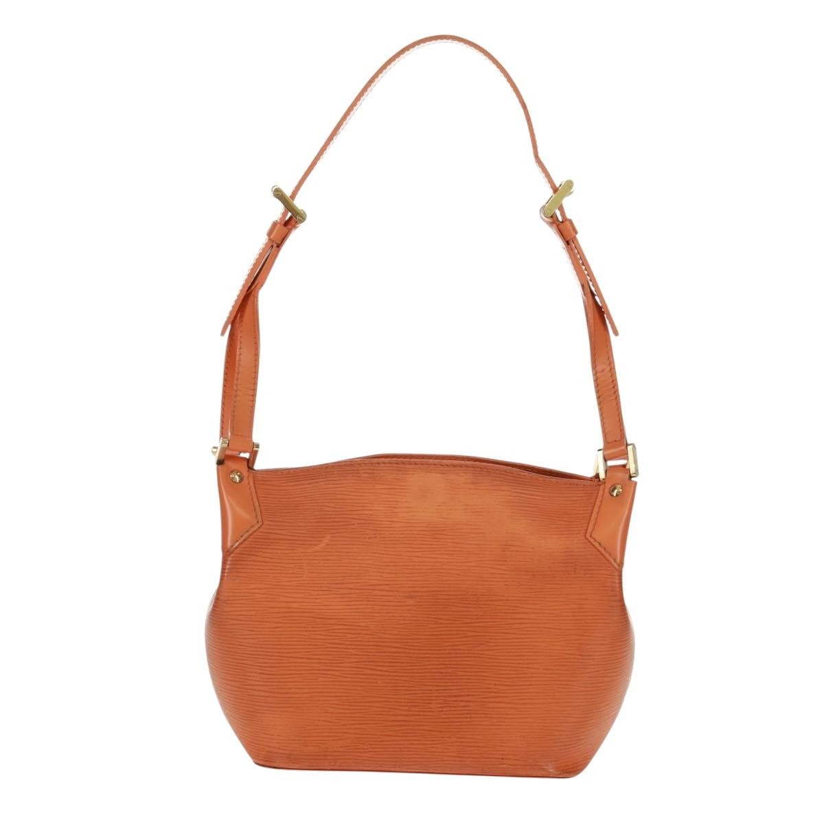 Louis Vuitton Mandara Handbag Epi Leather Orange Leather Shoulder Bag Bag (Pre-Owned)