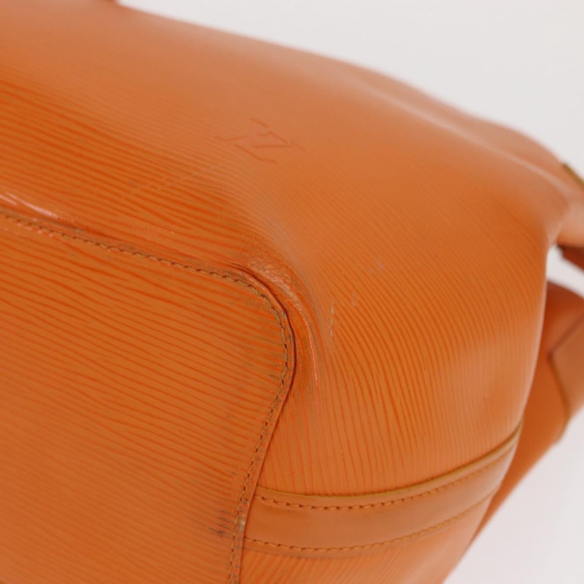 Louis Vuitton Mandara Handbag Epi Leather Orange Leather Shoulder Bag Bag (Pre-Owned)