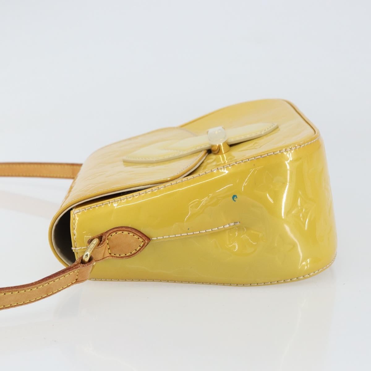 Louis Vuitton Bellflower Handbag Monogram Vernis Brown Patent_Leather Shoulder Bag Bag (Pre-Owned)