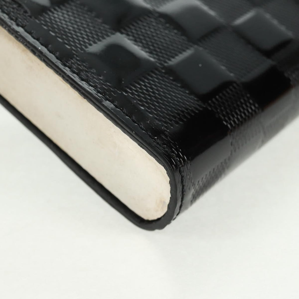 Louis Vuitton Saint Ange Handbag Damier Vernis Black Patent_Leather Handbag (Pre-Owned)