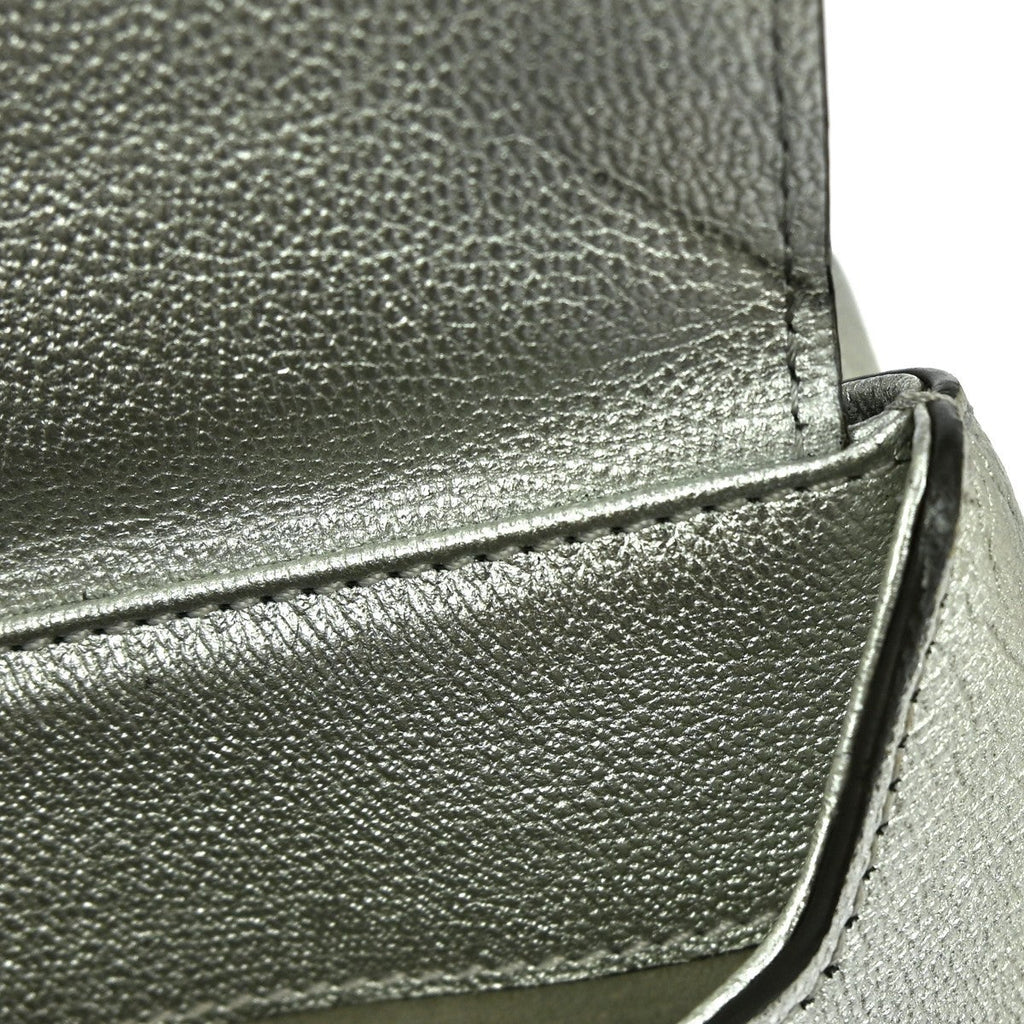 Louis Vuitton Very Chain Bag Whipstitch Leather Silver Leather Shoulder Bag Bag (Pre-Owned)