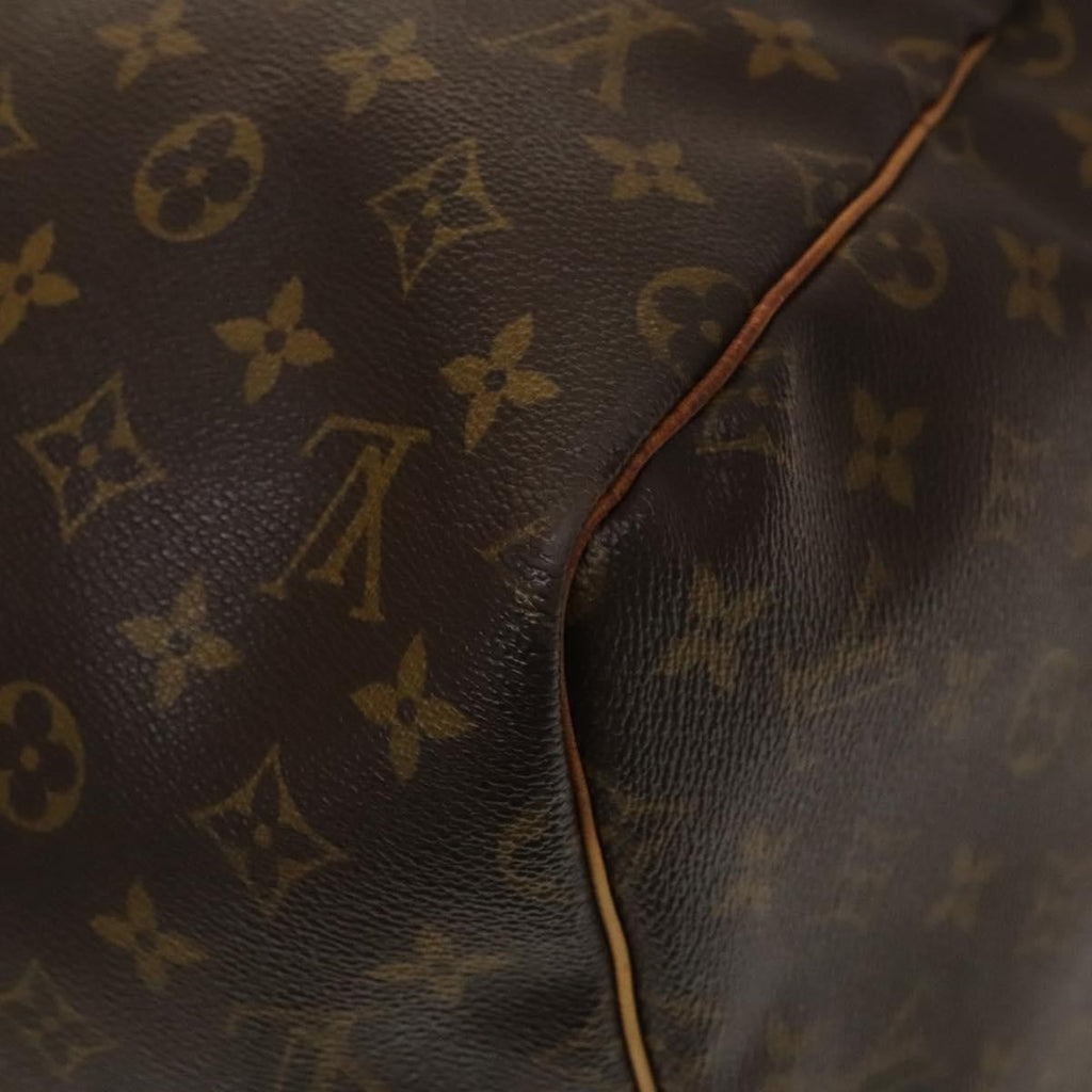 Louis Vuitton Keepall Bag Monogram Canvas Brown Canvas Travel Bag Bag (Pre-Owned)