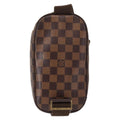 Louis Vuitton Pochette Gange Damier Brown Canvas Clutche & Pouche Bag (Pre-Owned)