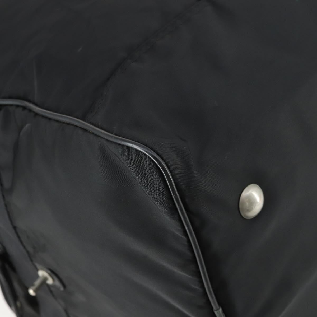 Prada Convertible Weekender Bag Tessuto Black Nylon Travel Bag Bag (Pre-Owned)