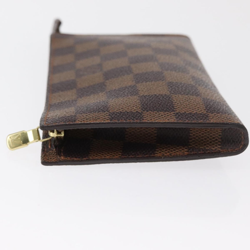 Louis Vuitton Marais Bucket Zip Pouch Damier Brown Canvas Clutche & Pouche Bag (Pre-Owned)