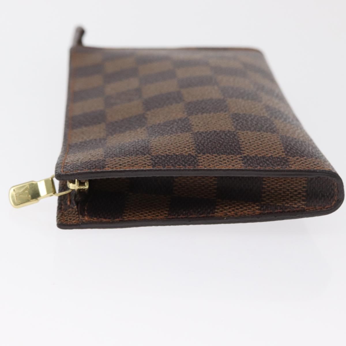 Louis Vuitton Marais Bucket Zip Pouch Damier Brown Canvas Clutche & Pouche Bag (Pre-Owned)