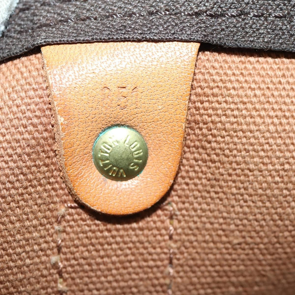Louis Vuitton Keepall Bag Monogram Canvas Brown Canvas Travel Bag Bag (Pre-Owned)