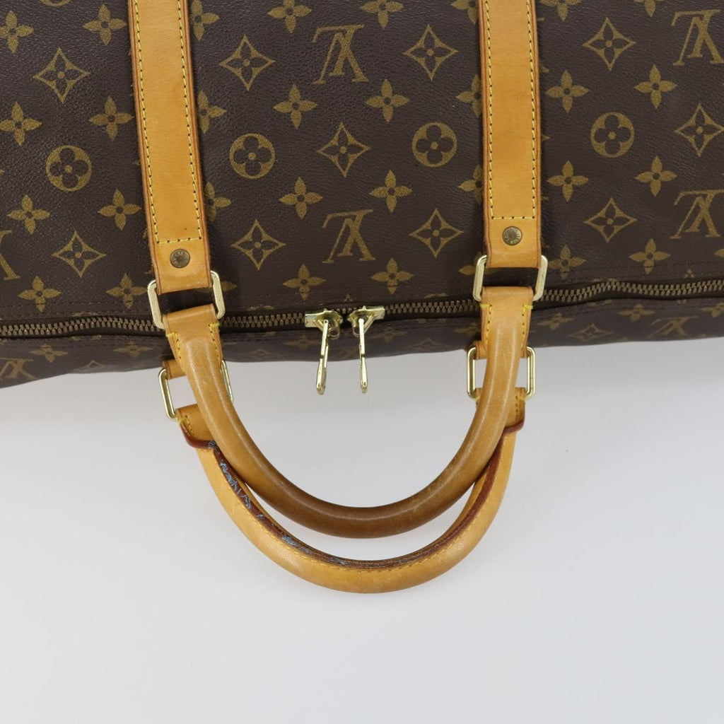 Louis Vuitton Keepall Bag Monogram Canvas Brown Canvas Travel Bag Bag (Pre-Owned)