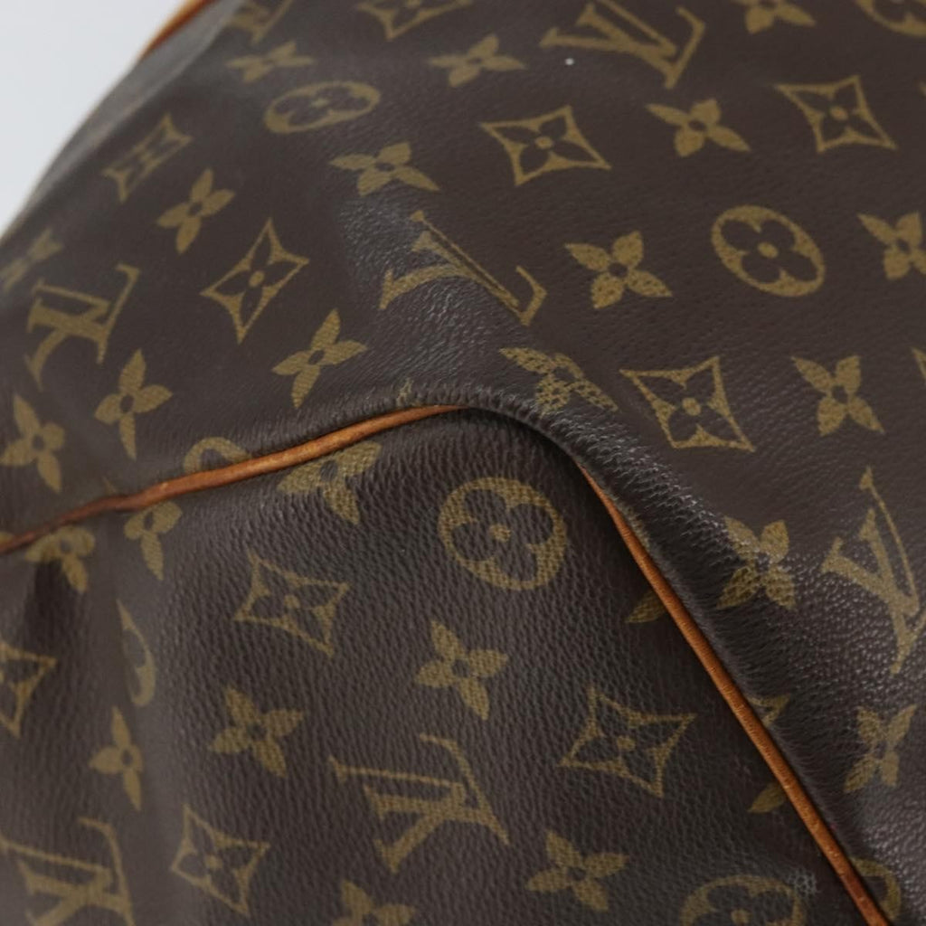 Louis Vuitton Keepall Bag Monogram Canvas Brown Canvas Travel Bag Bag (Pre-Owned)
