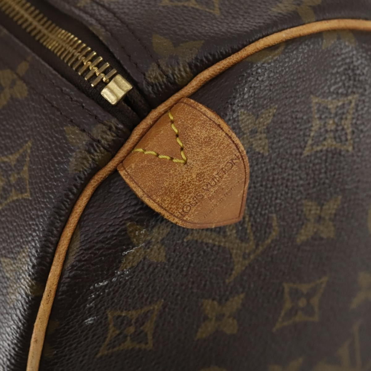 Louis Vuitton Keepall Bag Monogram Canvas Brown Canvas Travel Bag Bag (Pre-Owned)