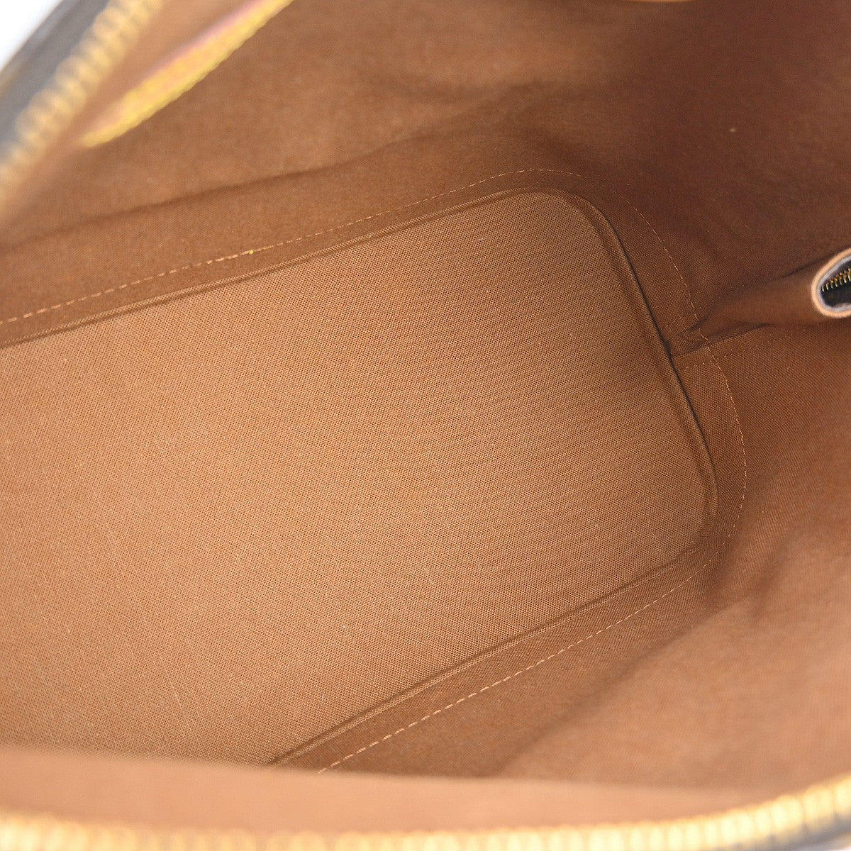 Louis Vuitton Alma Handbag Monogram Canvas Brown Canvas Handbag (Pre-Owned)