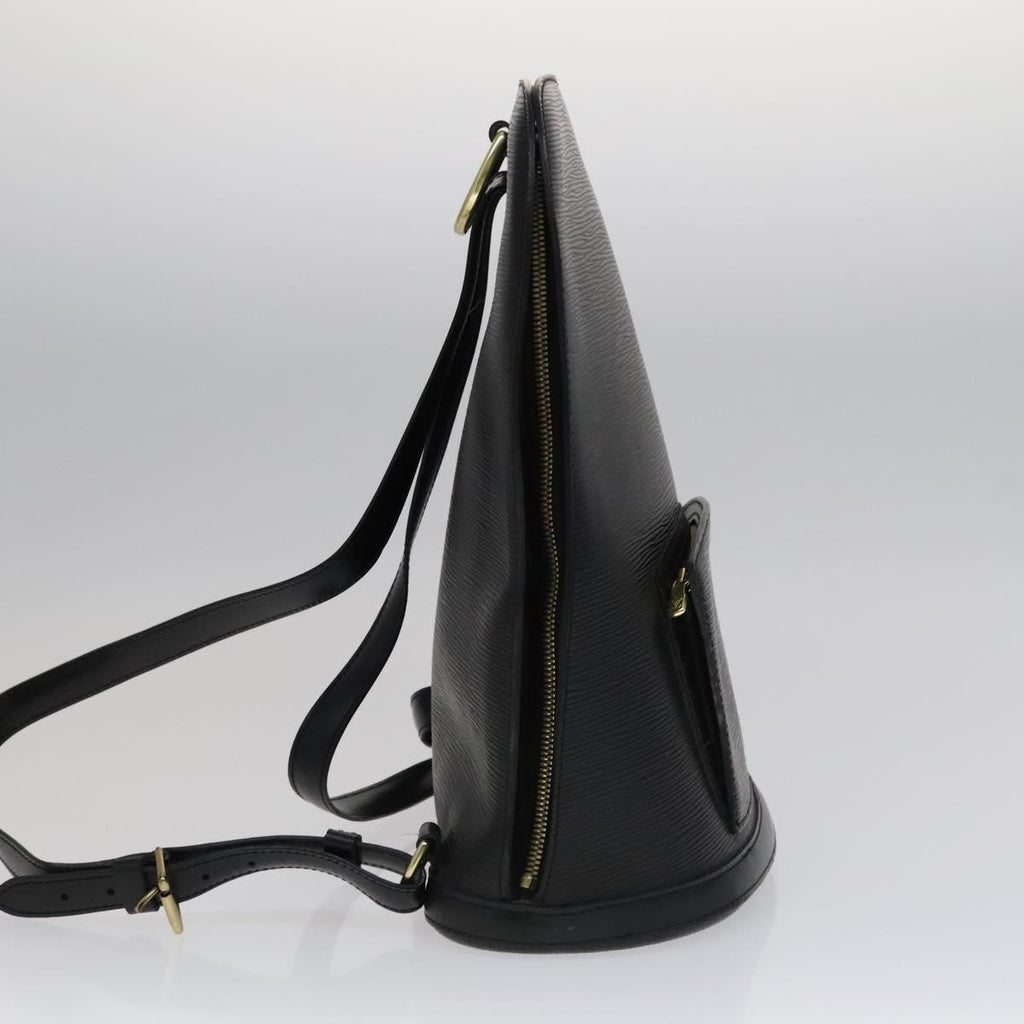 Louis Vuitton Gobelins Backpack Epi Leather Black Leather Backpack Bag (Pre-Owned)