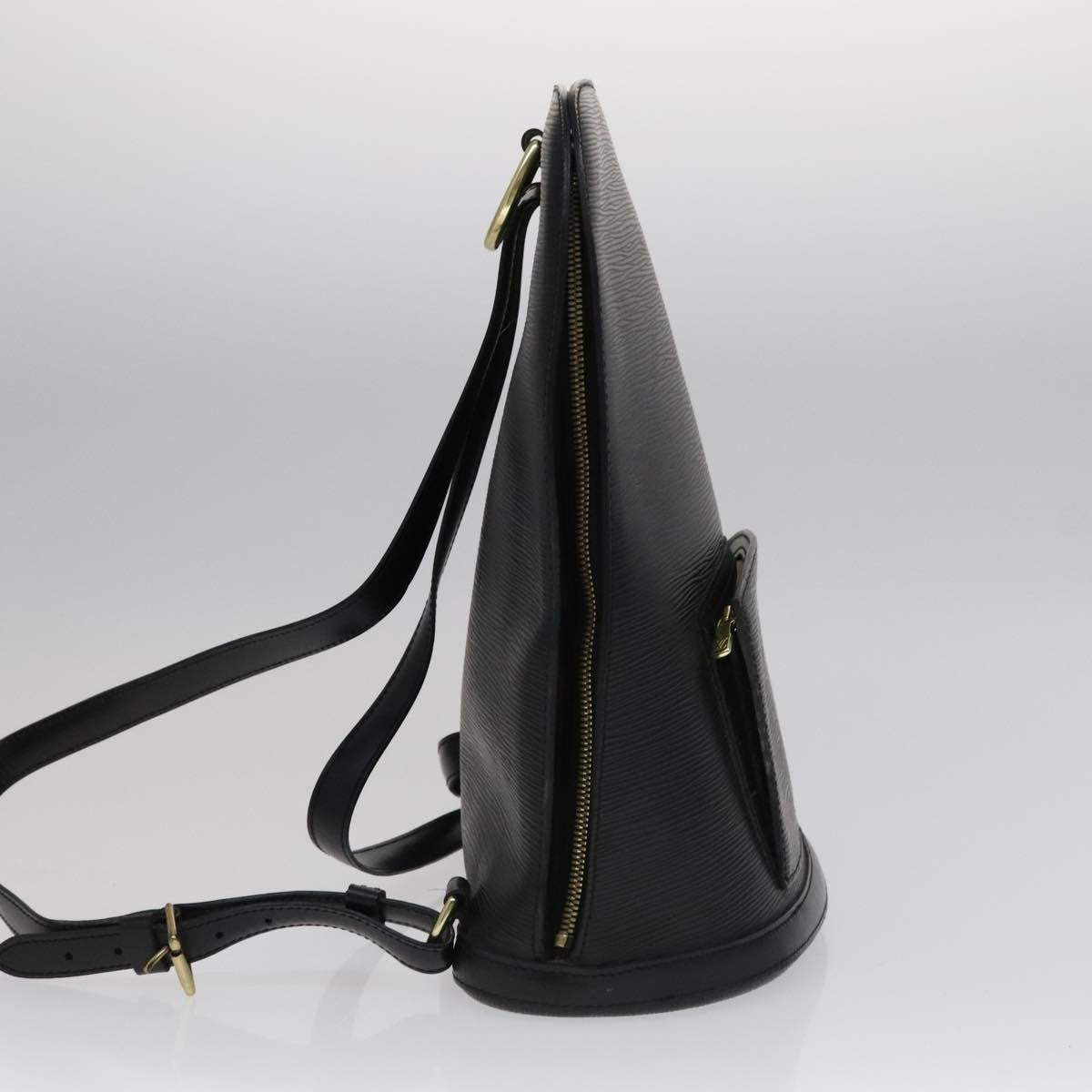 Louis Vuitton Gobelins Backpack Epi Leather Black Leather Backpack Bag (Pre-Owned)
