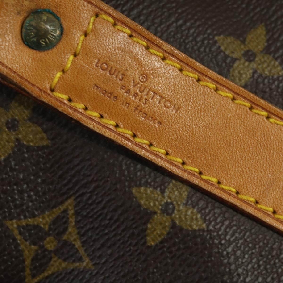 Louis Vuitton Keepall Bandouliere Bag Monogram Canvas Brown Canvas Travel Bag Bag (Pre-Owned)
