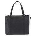 Burberry Vintage Handbag Leather Black Leather Handbag (Pre-Owned)