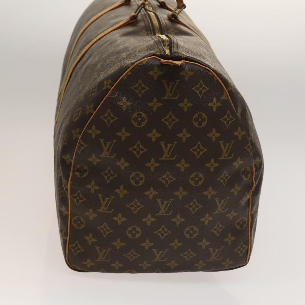 Louis Vuitton Keepall Bag Monogram Canvas Brown Canvas Travel Bag Bag (Pre-Owned)